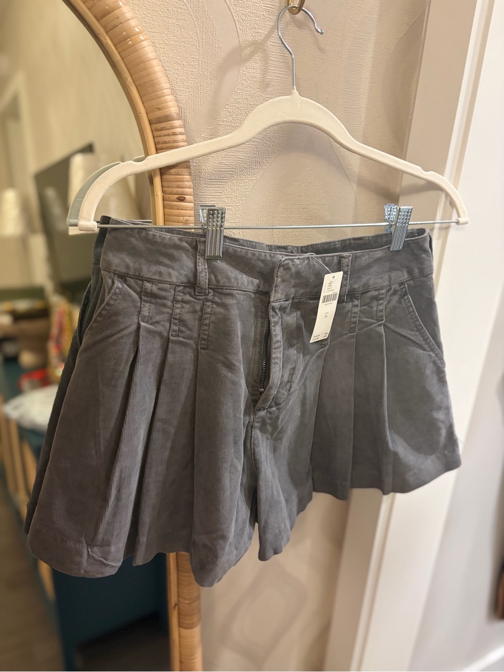 Pilcro High-Waisted Pleated Shorts from Anthropologie